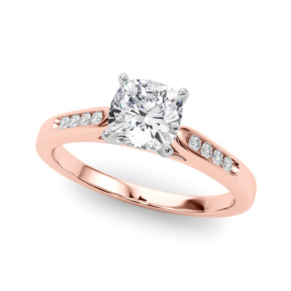 Cushion Cut Lab-Created Diamond Single Row Engagement Ring (1.08 ct. tw.)