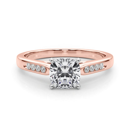 Cushion Cut Lab-Created Diamond Single Row Engagement Ring (1.08 ct. tw.)