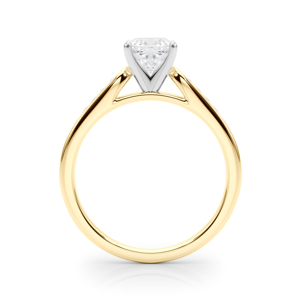 Cushion Cut Lab-Created Diamond Single Row Engagement Ring (1.08 ct. tw.)