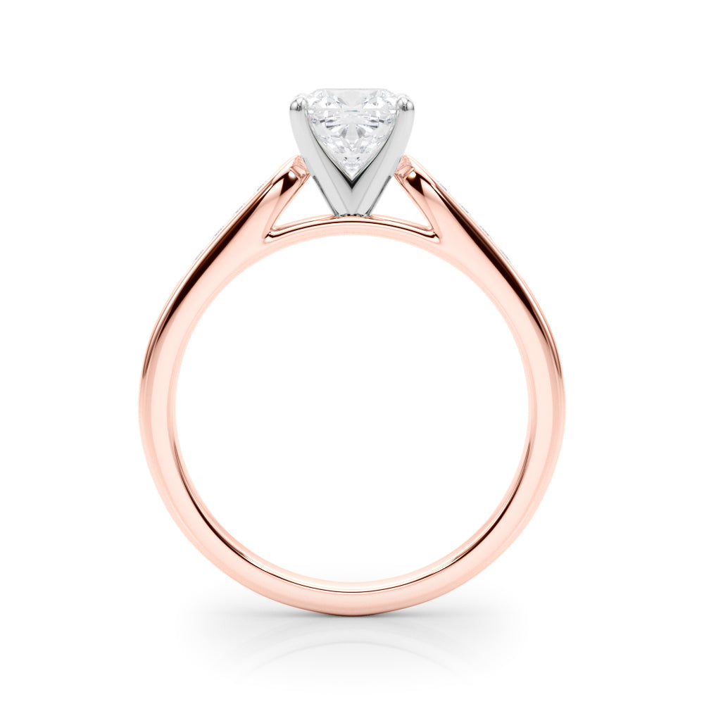 Cushion Cut Lab-Created Diamond Single Row Engagement Ring (1.08 ct. tw.)