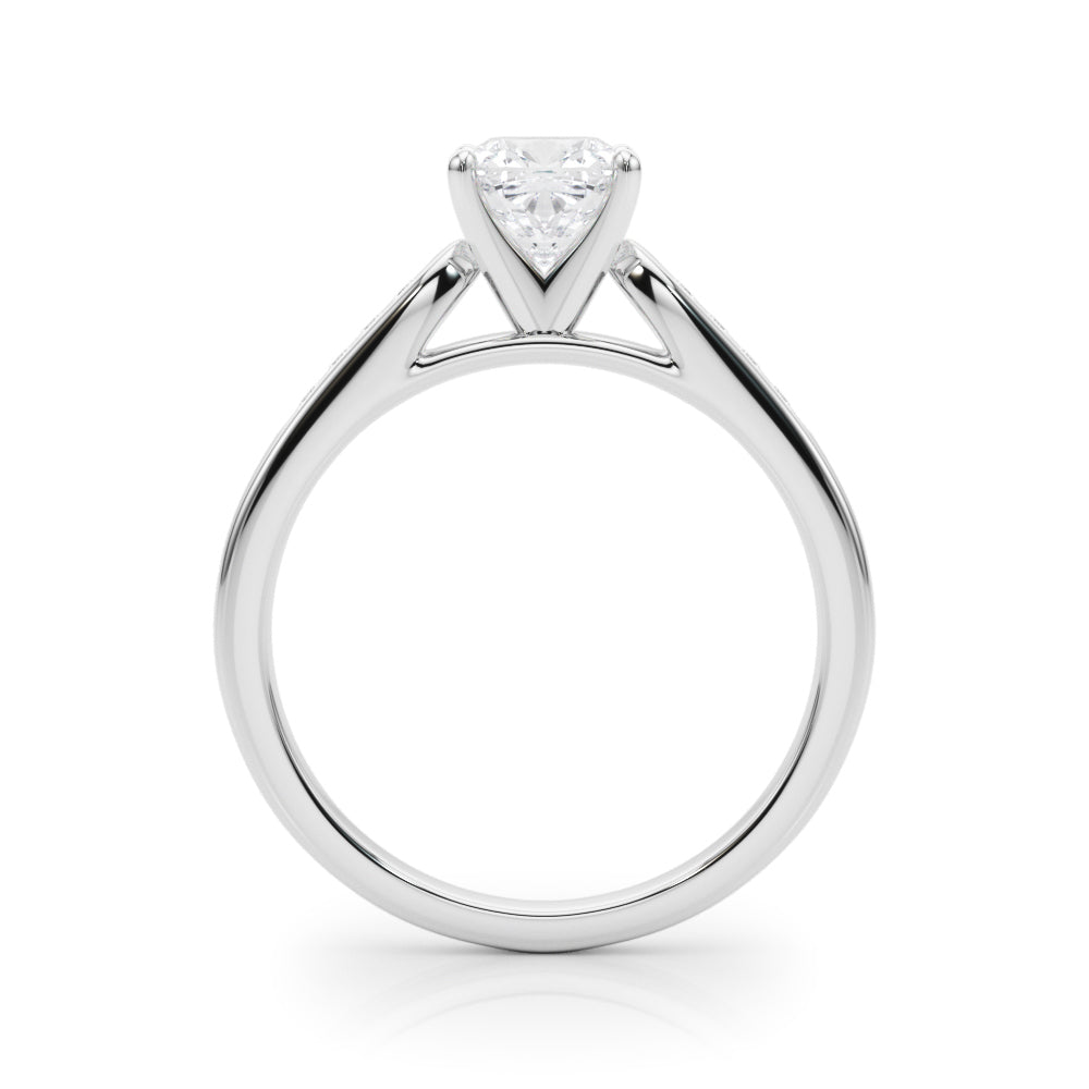 Cushion Cut Lab-Created Diamond Single Row Engagement Ring (1.08 ct. tw.)