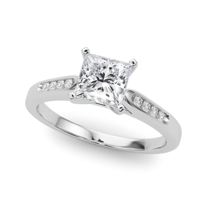 Princess Cut Lab-Created Diamond Single Row Engagement Ring (1.08 ct. tw.)