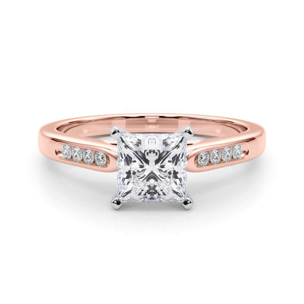 Princess Cut Lab-Created Diamond Single Row Engagement Ring (1.08 ct. tw.)