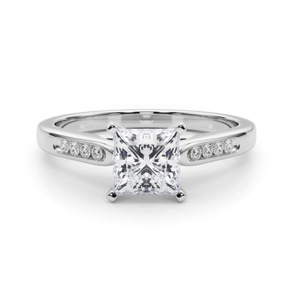 Princess Cut Lab-Created Diamond Single Row Engagement Ring (1.08 ct. tw.)