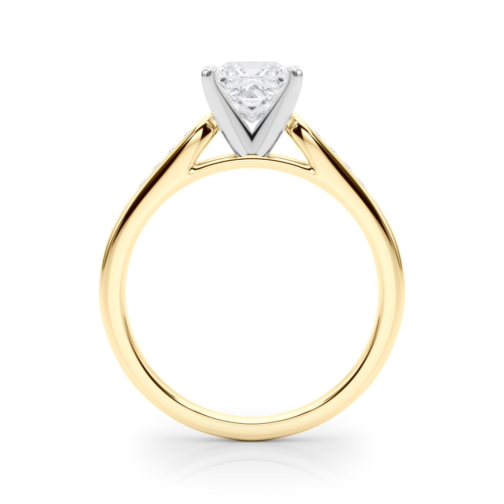 Princess Cut Lab-Created Diamond Single Row Engagement Ring (1.08 ct. tw.)