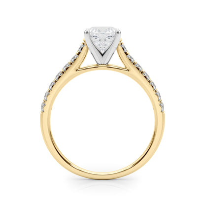 Cushion Cut Lab-Created Diamond Single Row Engagement Ring (1.35 ct. tw.)