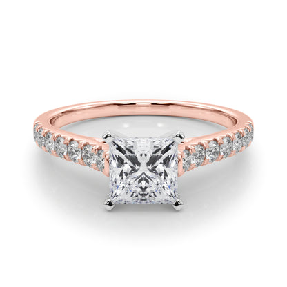 Princess Cut Lab-Created Diamond Single Row Engagement Ring (1.35 ct. tw.)