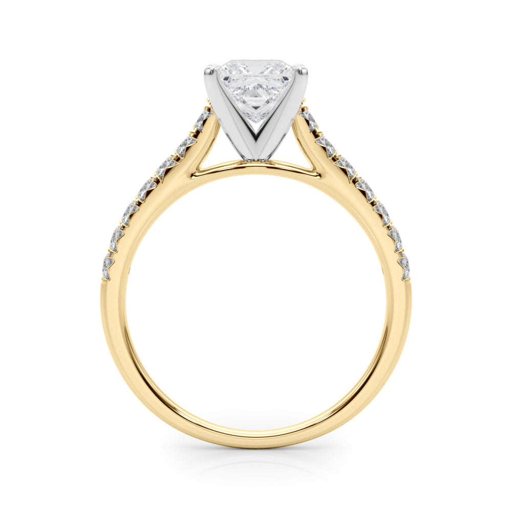 Princess Cut Lab-Created Diamond Single Row Engagement Ring (1.35 ct. tw.)