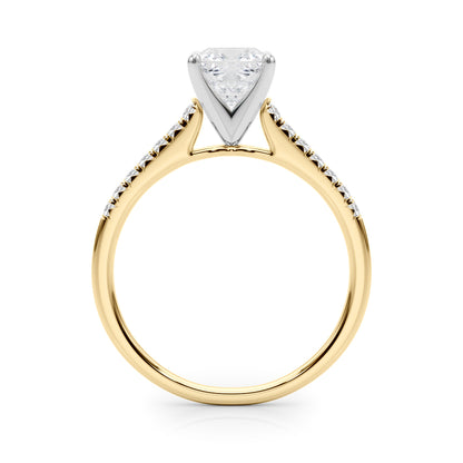 Cushion Cut Lab-Created Diamond Single Row Engagement Ring (1.10 ct. tw.)