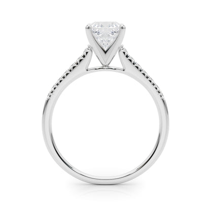 Cushion Cut Lab-Created Diamond Single Row Engagement Ring (1.10 ct. tw.)