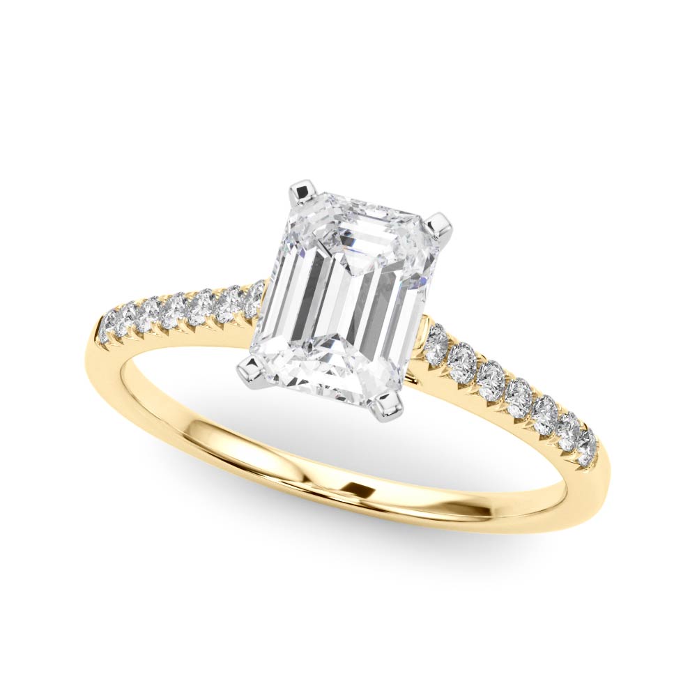 Lab-Created Diamond Single Row Engagement Ring (1.10 ct.)