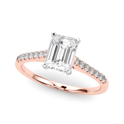 Lab-Created Diamond Single Row Engagement Ring (1.10 ct.)