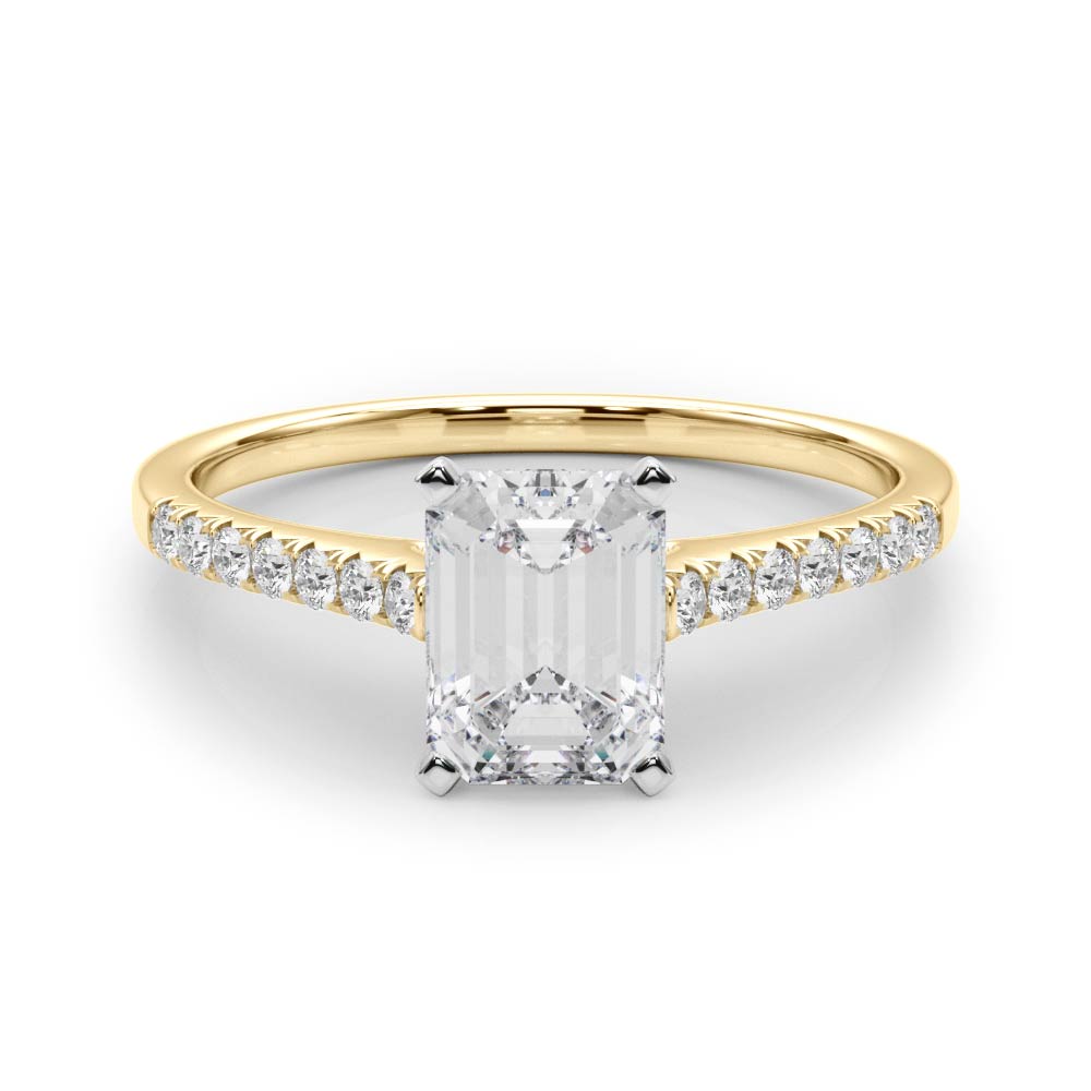 Lab-Created Diamond Single Row Engagement Ring (1.10 ct.)