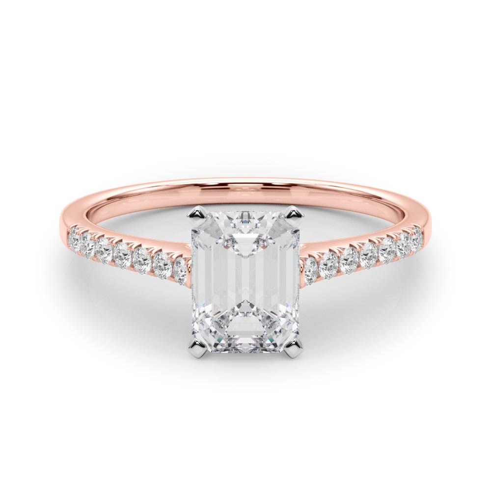 Lab-Created Diamond Single Row Engagement Ring (1.10 ct.)