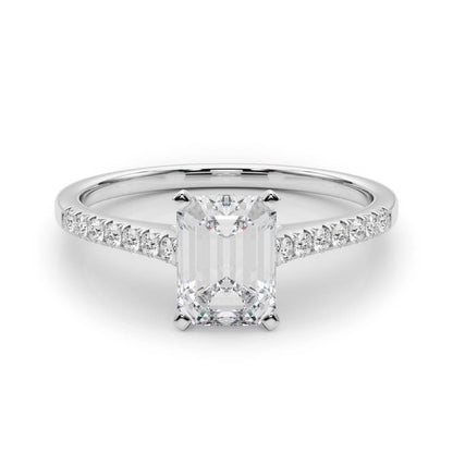 Lab-Created Diamond Single Row Engagement Ring (1.10 ct.)