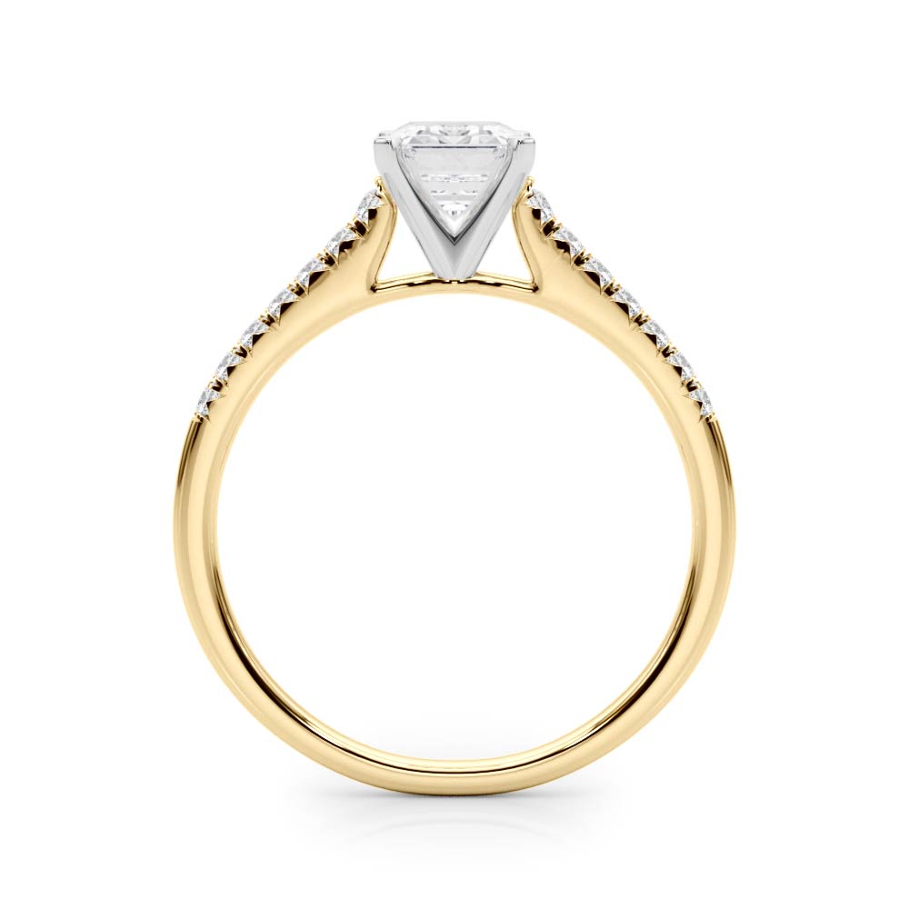 Lab-Created Diamond Single Row Engagement Ring (1.10 ct.)