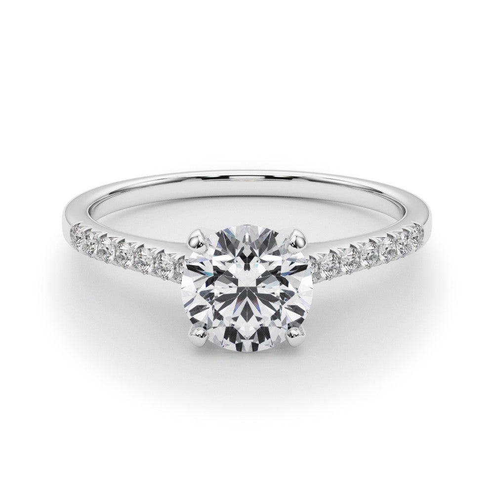 Lab-Created Diamond Single Row Engagement Ring (1.10 ct. tw.)