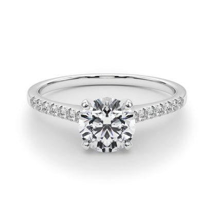 Lab-Created Diamond Single Row Engagement Ring (1.10 ct. tw.)