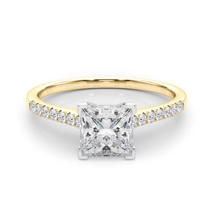 Princess Cut Lab-Created Diamond Single Row Engagement Ring (1.10 ct. tw.)