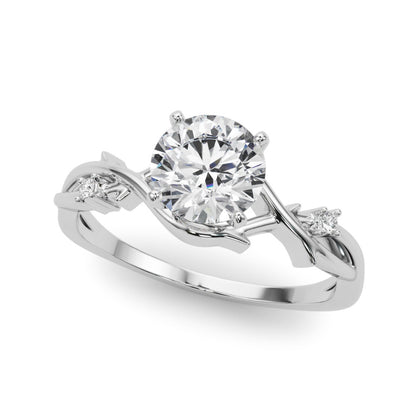 Hazel - Round Lab-Created Diamond Engagement Ring