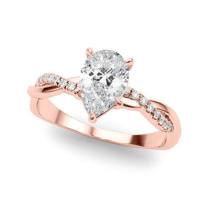 Lab-Created Diamond Single Row Engagement Ring (1.10 ct.)