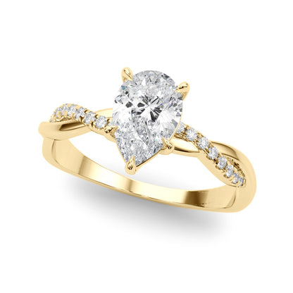 Lab-Created Diamond Single Row Engagement Ring (1.10 ct.)