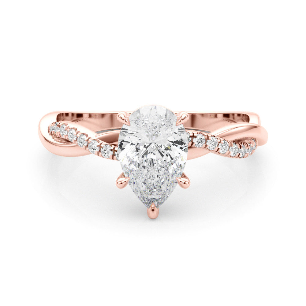 Lab-Created Diamond Single Row Engagement Ring (1.10 ct.)