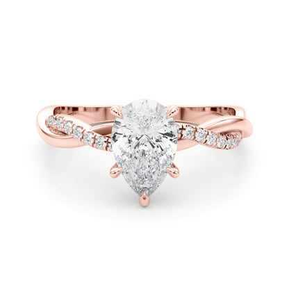 Lab-Created Diamond Single Row Engagement Ring (1.10 ct.)