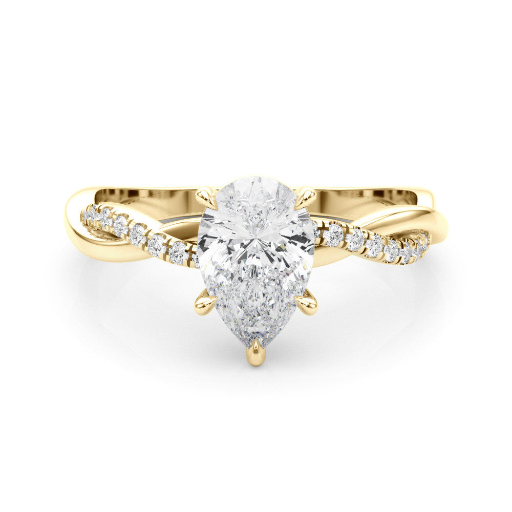 Lab-Created Diamond Single Row Engagement Ring (1.10 ct.)