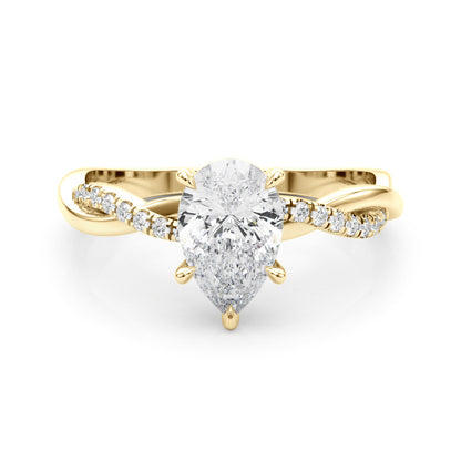 Lab-Created Diamond Single Row Engagement Ring (1.10 ct.)