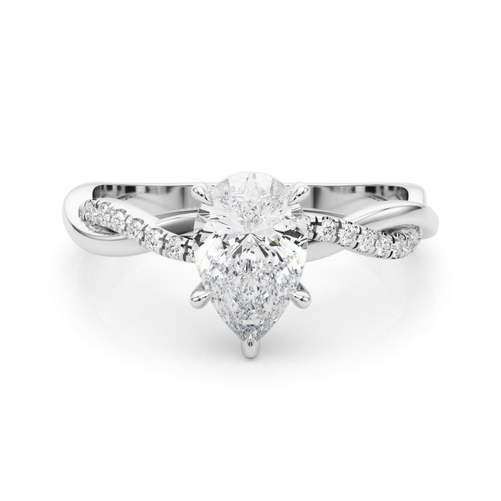 Lab-Created Diamond Single Row Engagement Ring (1.10 ct.)