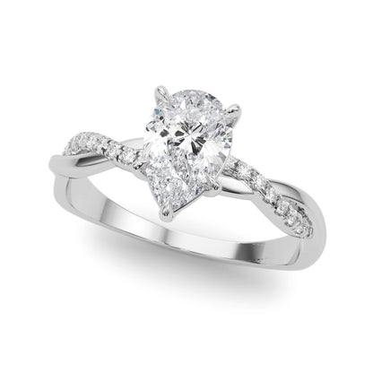 Lab-Created Diamond Single Row Engagement Ring (1.10 ct.)