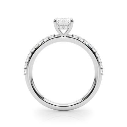 Vera Lab-Created Diamond Single Row Hidden Halo Engagement Ring (1.33 ct.)