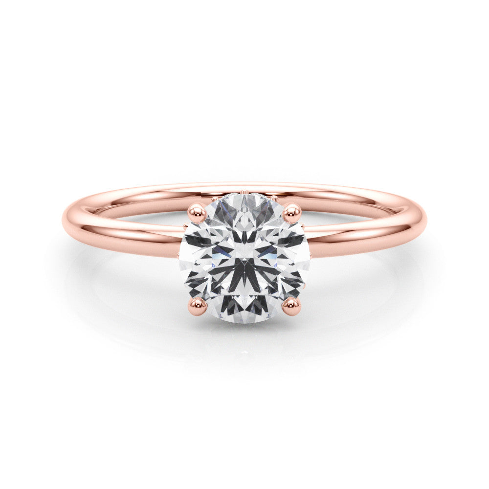 Emery Lab-Created Diamond Hidden Halo Solitaire Ring