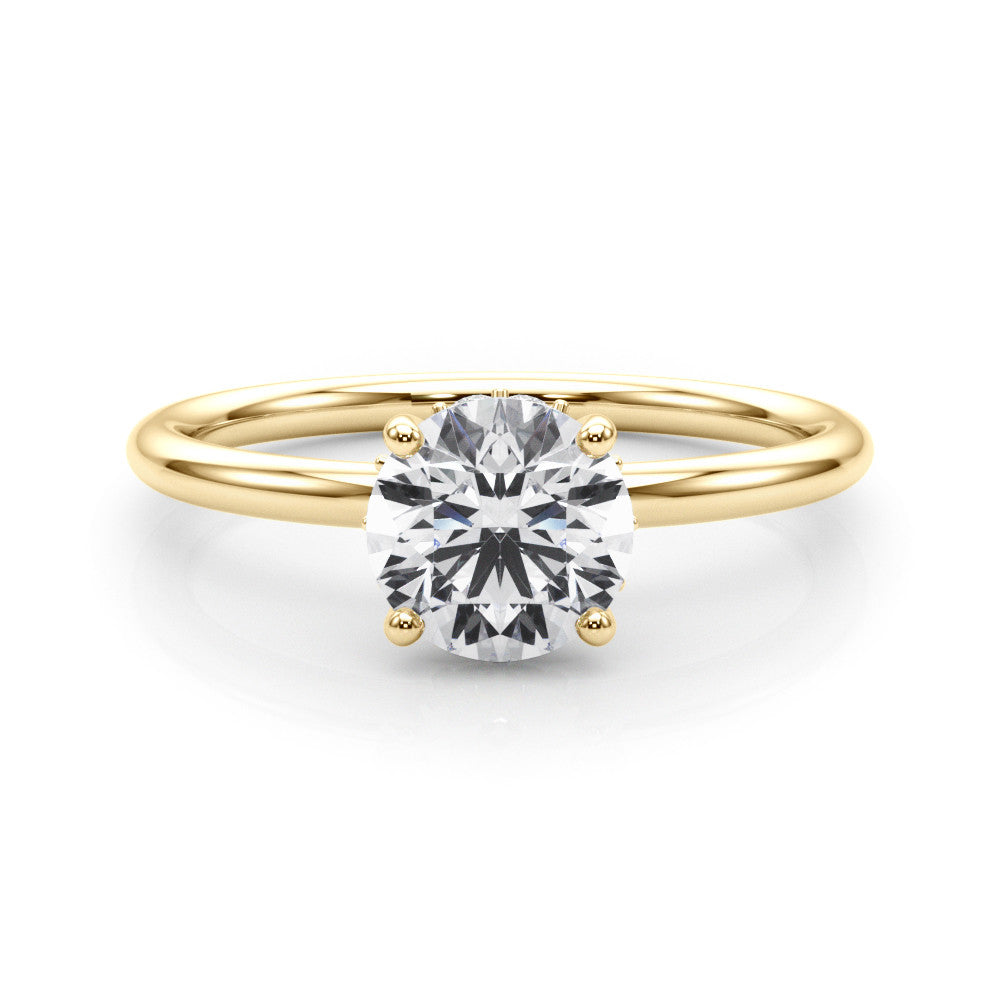 Emery Lab-Created Diamond Hidden Halo Solitaire Ring