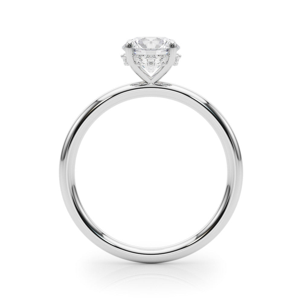 Emery Lab-Created Diamond Hidden Halo Solitaire Ring