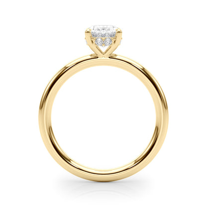 Emery - Oval Cut Lab-Created Diamond Hidden Halo Solitaire Engagement Ring (1.05 ct. tw.)