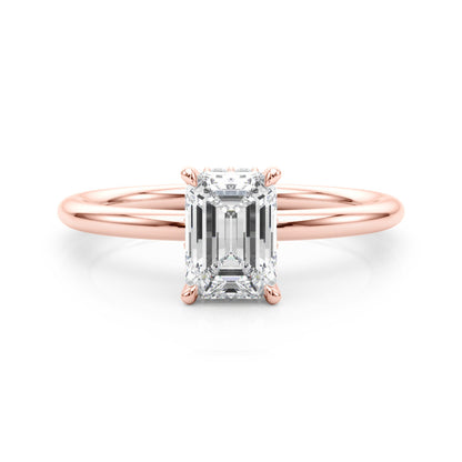 Vera Lab-Created Hidden Halo Diamond Solitaire Engagement Ring (1.10 ct.)