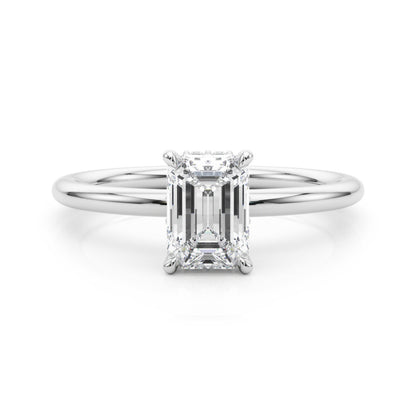 Vera Lab-Created Hidden Halo Diamond Solitaire Engagement Ring (1.10 ct.)