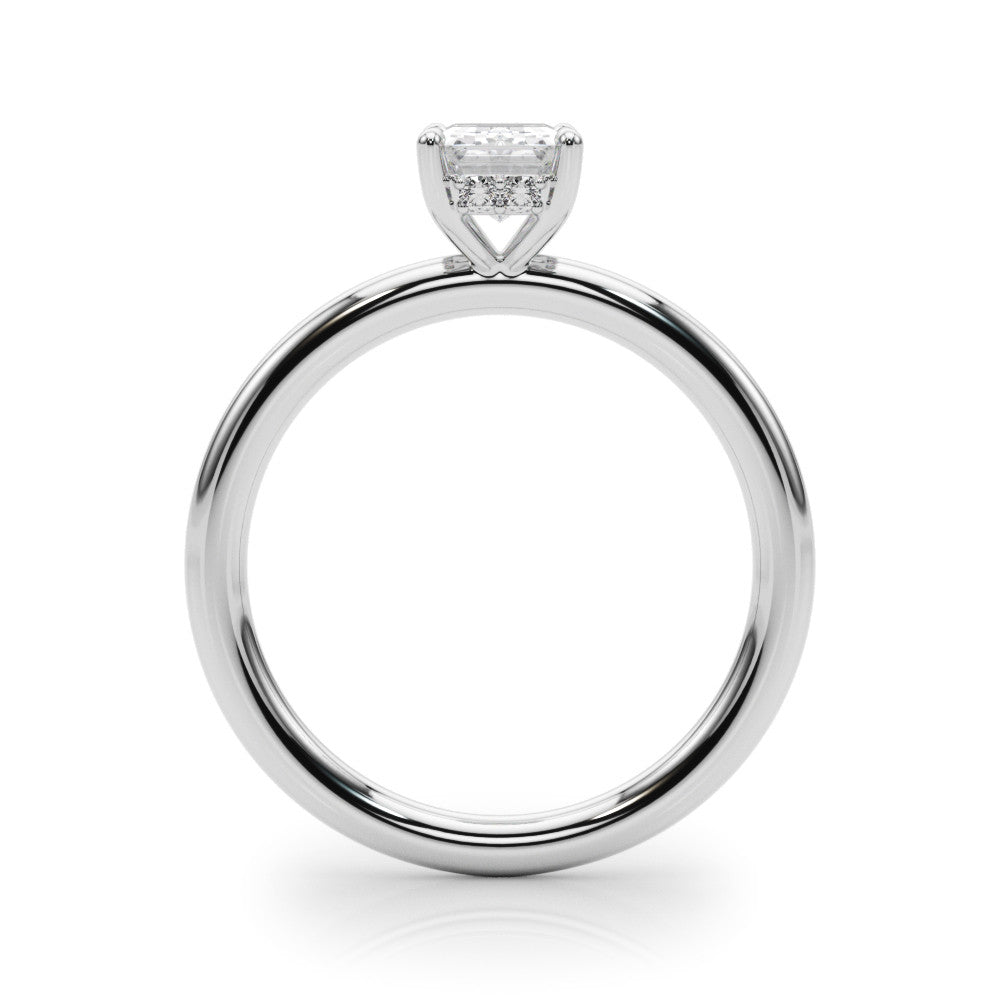 Vera Lab-Created Hidden Halo Diamond Solitaire Engagement Ring (1.10 ct.)