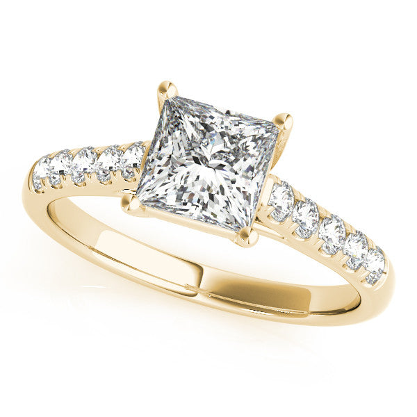 Princess Cut Lab-Created Diamond Single Row Engagement Ring (1.25 ct. tw.)