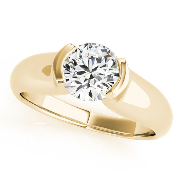 Nadia Lab-Created Diamond Half Bezel Solitaire Ring (1.00 ct.)