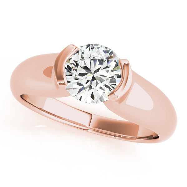 Nadia Lab-Created Diamond Half Bezel Solitaire Ring (1.00 ct.)