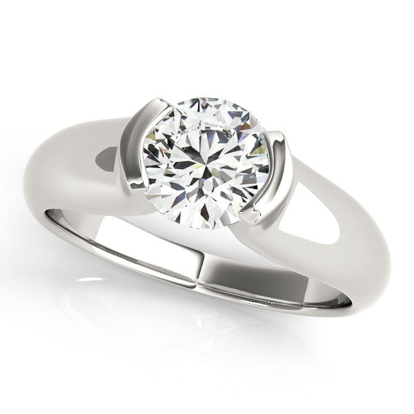 Nadia Lab-Created Diamond Half Bezel Solitaire Ring (1.00 ct.)