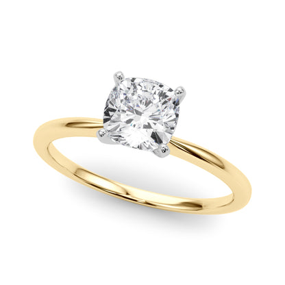 Cushion Cut Lab-Created Diamond Solitaire Engagement Ring (1.00 ct.)