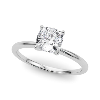 Cushion Cut Lab-Created Diamond Solitaire Engagement Ring (1.00 ct.)