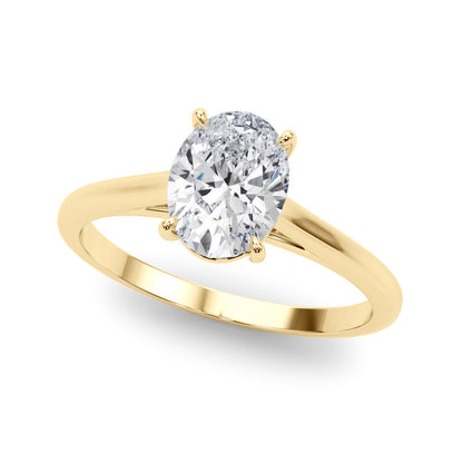 Oval Cut Lab-Created Diamond Solitaire Engagement Ring (1.00 ct. tw.)