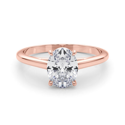 Oval Cut Lab-Created Diamond Solitaire Engagement Ring (1.00 ct. tw.)