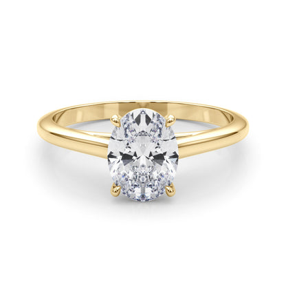 Oval Cut Lab-Created Diamond Solitaire Engagement Ring (1.00 ct. tw.)