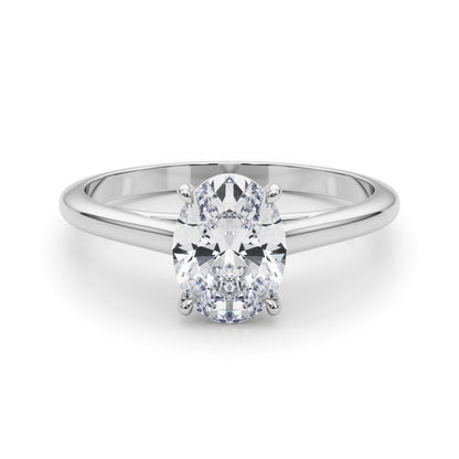 Oval Cut Lab-Created Diamond Solitaire Engagement Ring (1.00 ct. tw.)